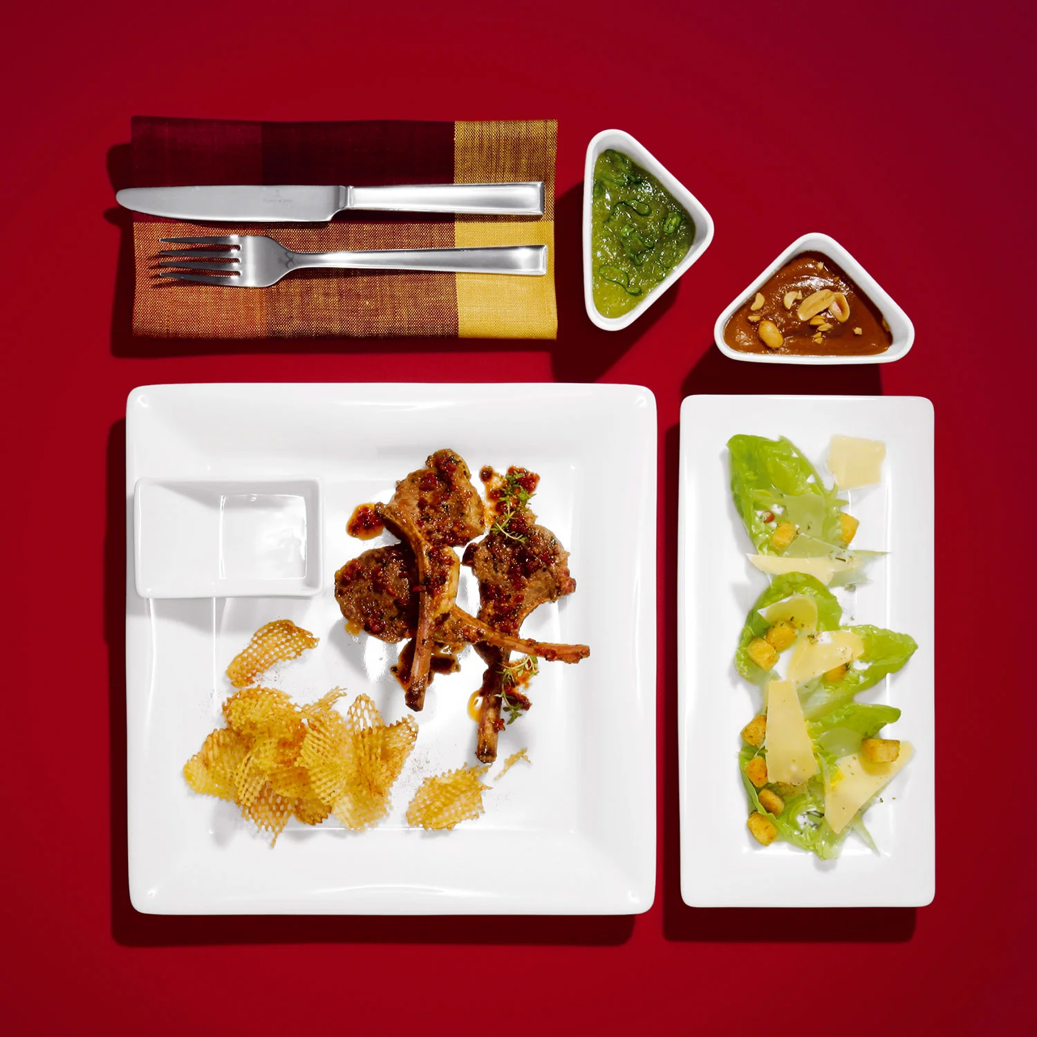 Pi Carre Треугольный глубокий салатник 11 см