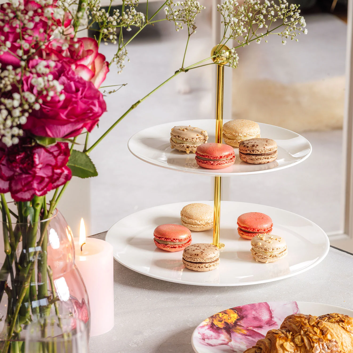 MetroChic Blanc Gifts Этажерка 27 см