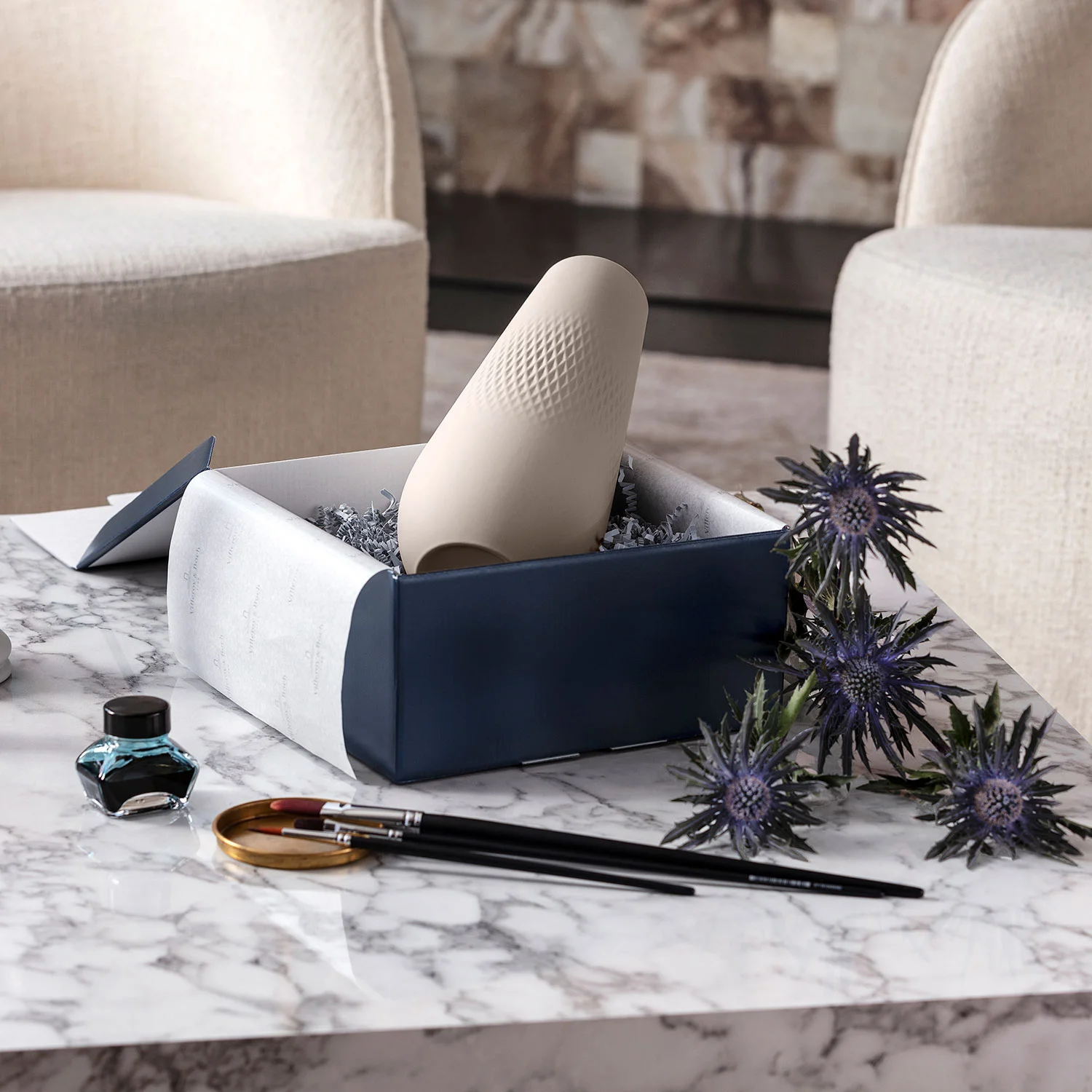 Manufacture Collier beige Ваза 26 см