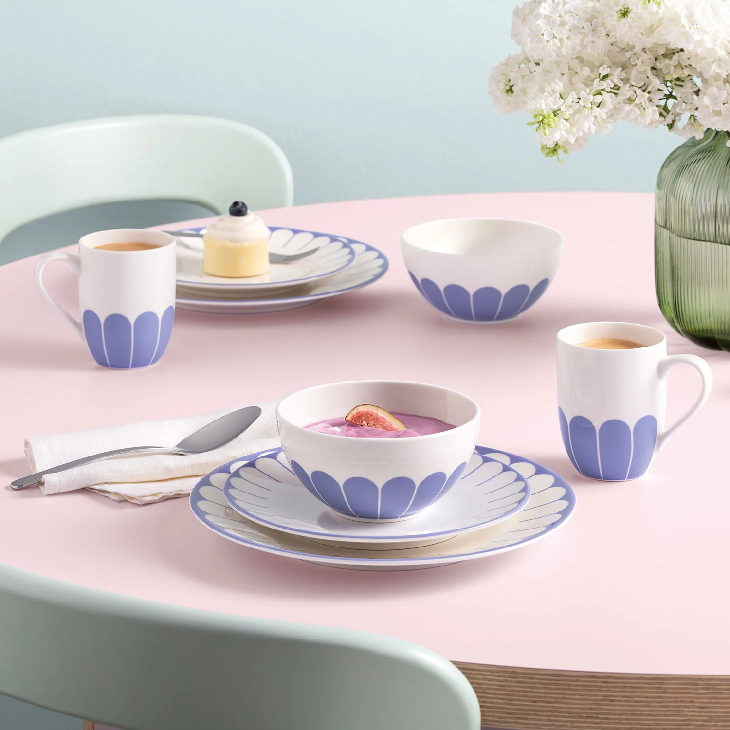 Fleur Bleu Салатная тарелка 21 см