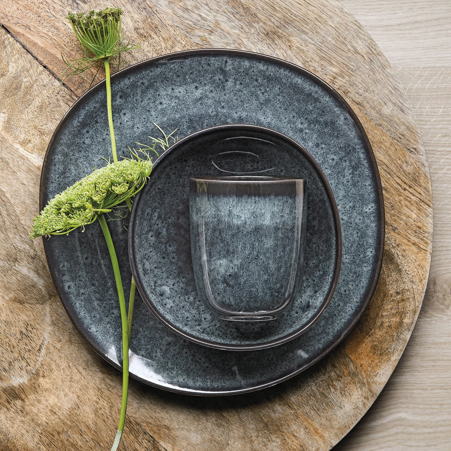 Lave Gris Плоская тарелка 28 см