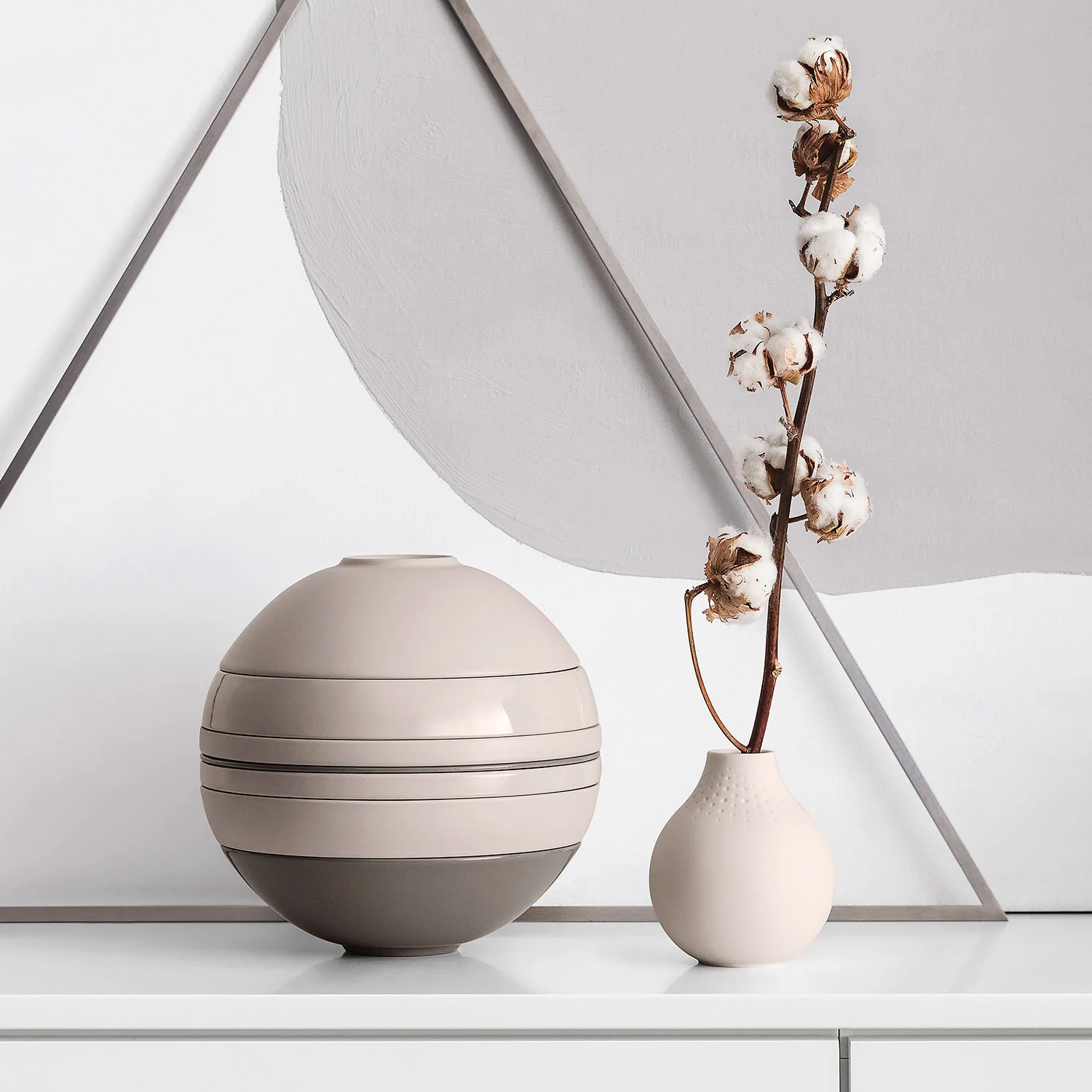 Manufacture Collier beige Ваза 12 см