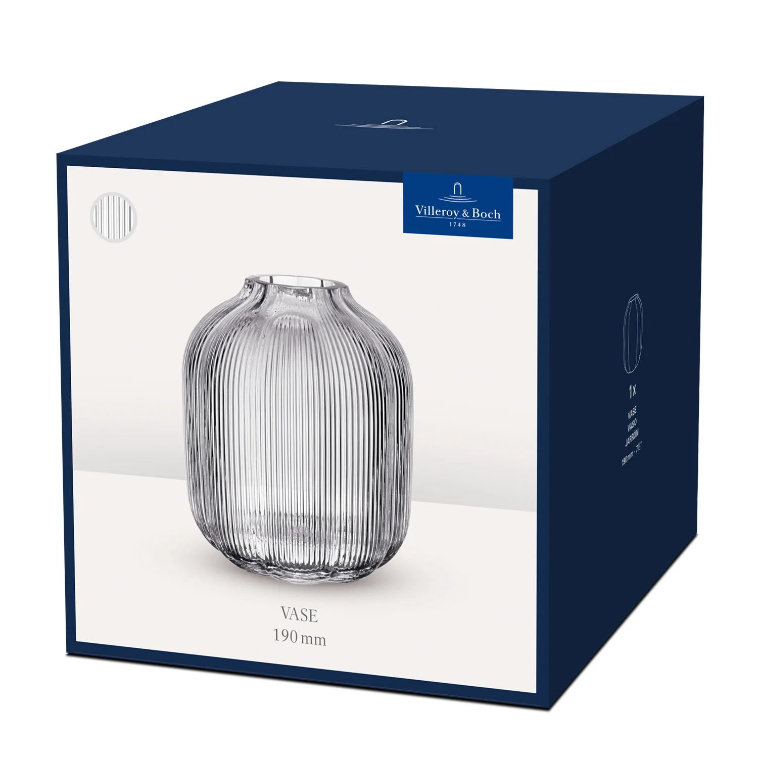 Fleur Glass Ваза 19 см