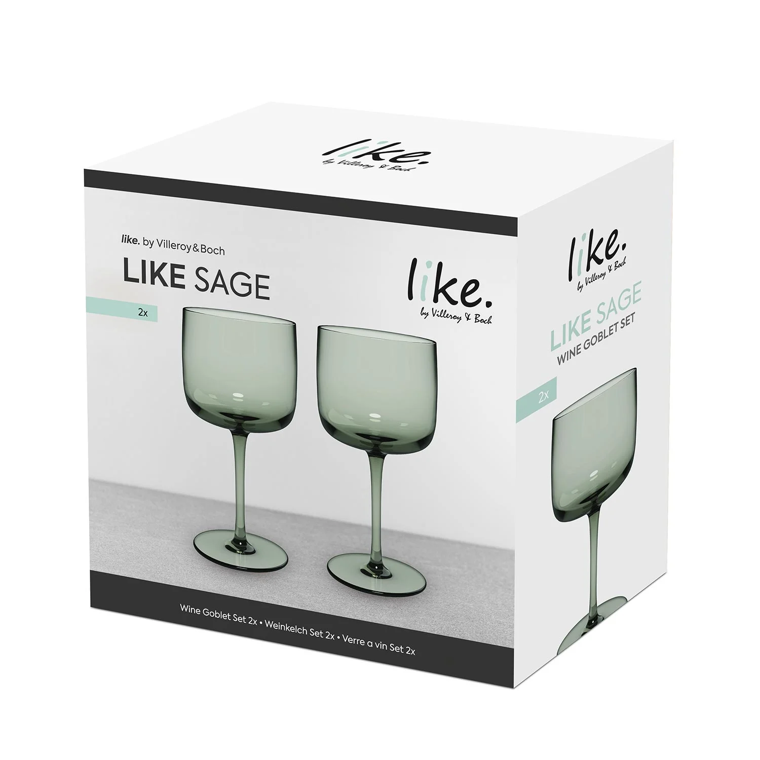 Like Sage Набор бокалов для вина 270 мл, 2 шт
