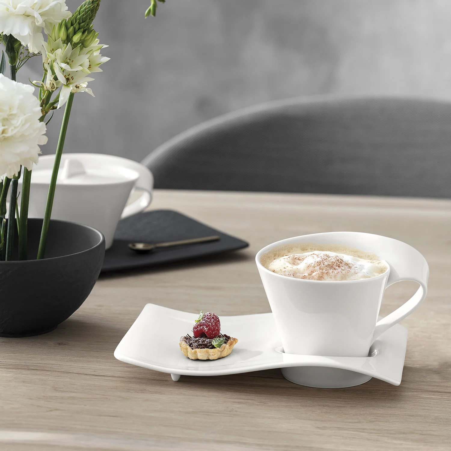 NewWave Caffe Блюдце к чашке для капучино 20 см