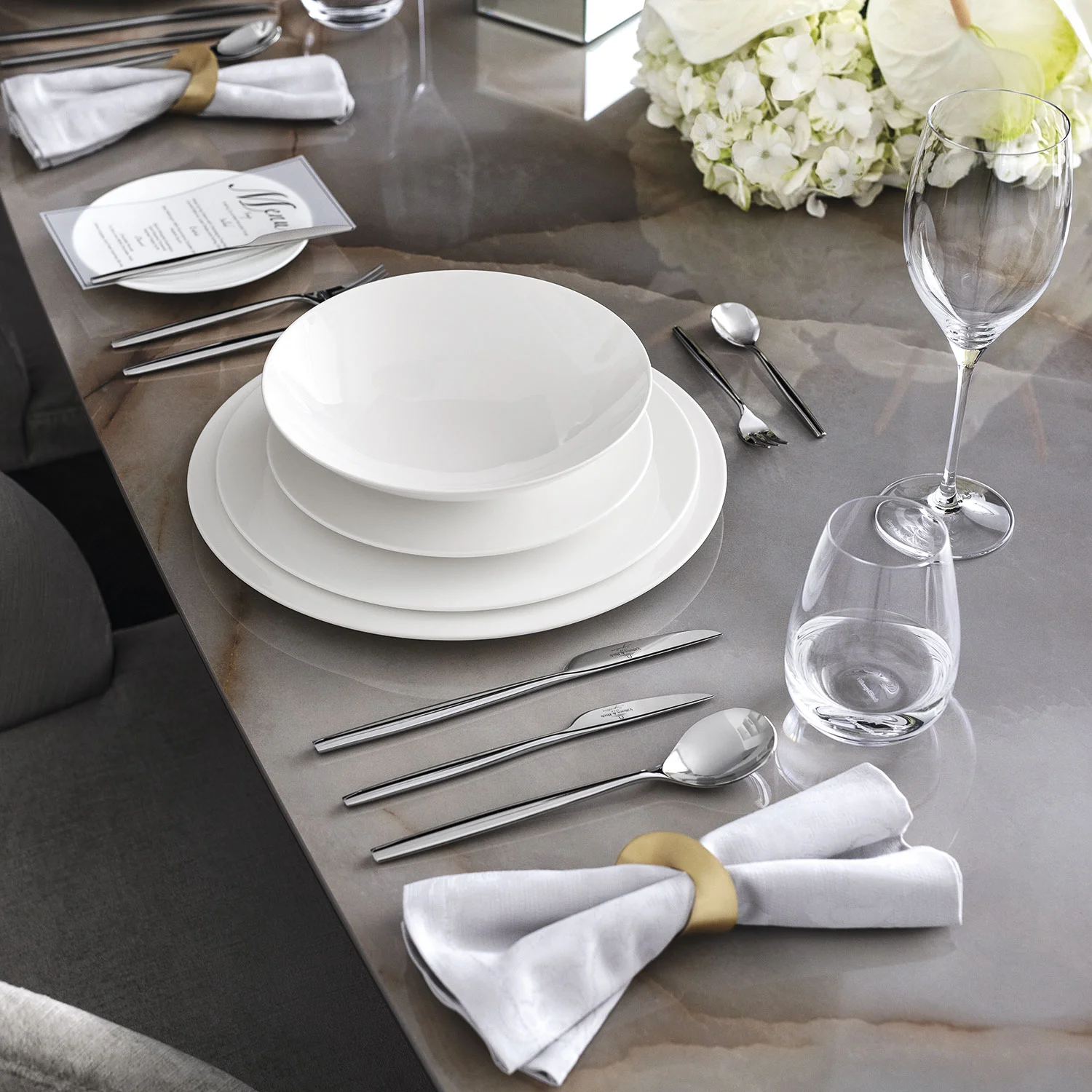 MetroChic Blanc Тарелка для торта 33 см