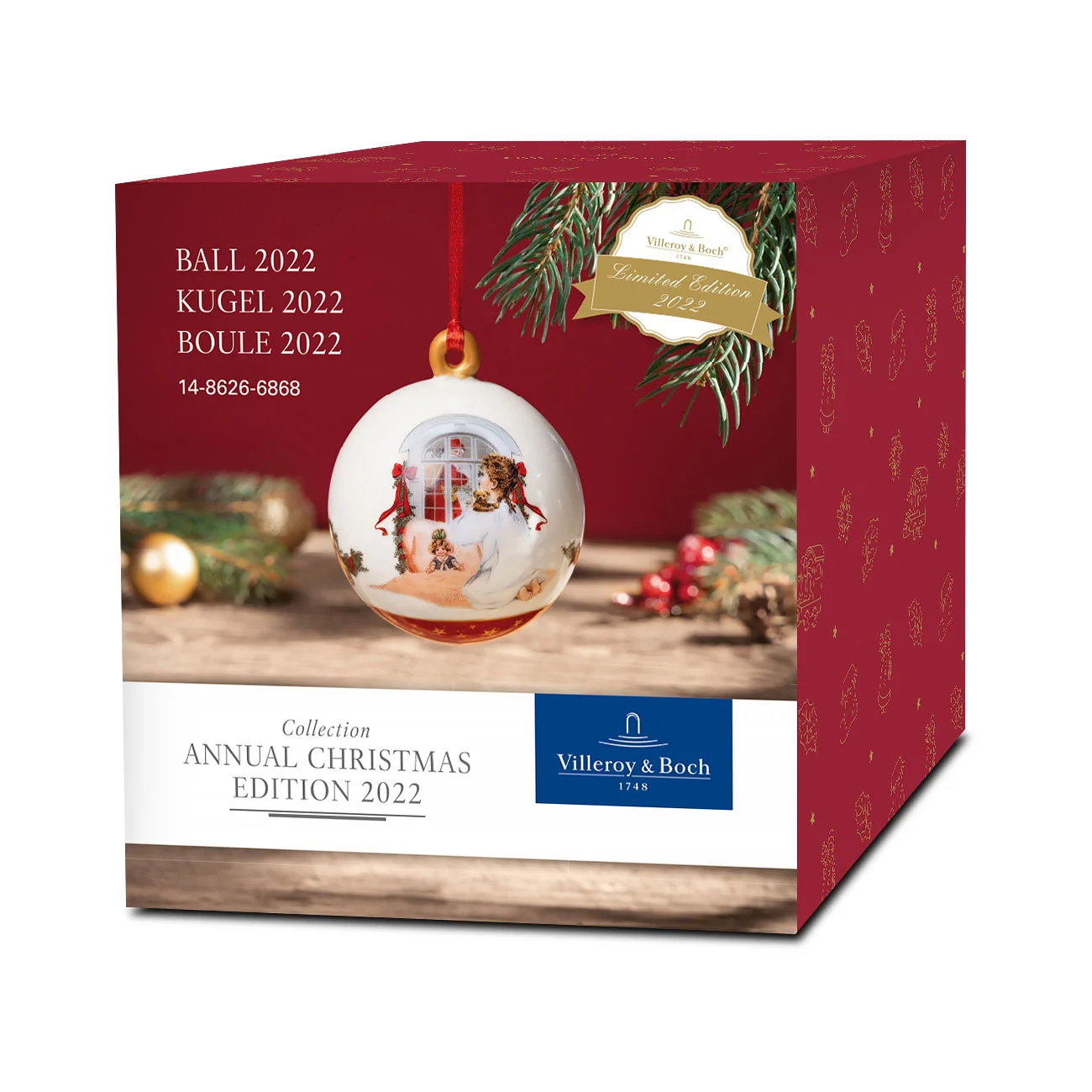 Annual Christmas Edition Украшение "Шар" 8 см