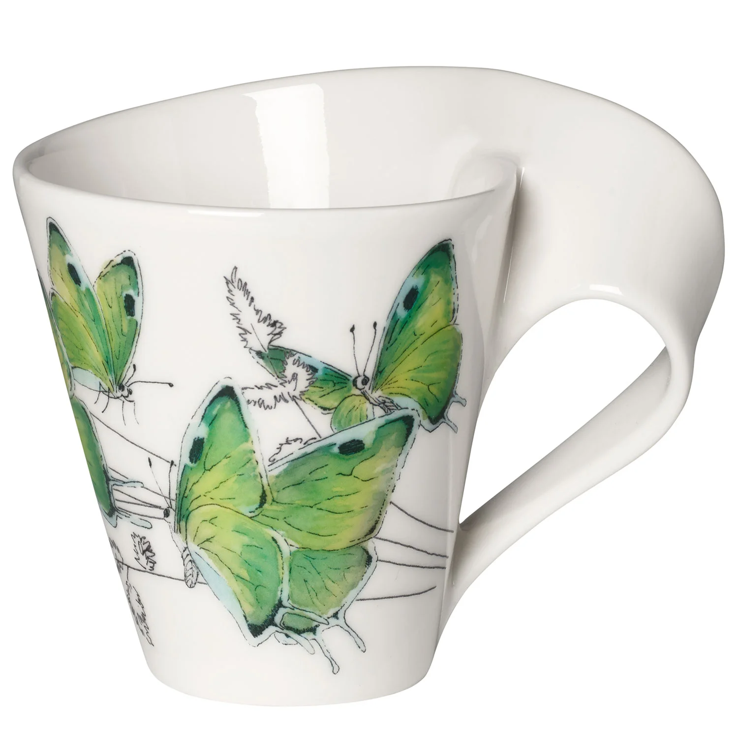 NewWave Caffe Animals Кружка "Бабочка" 300 мл - v-b.ru