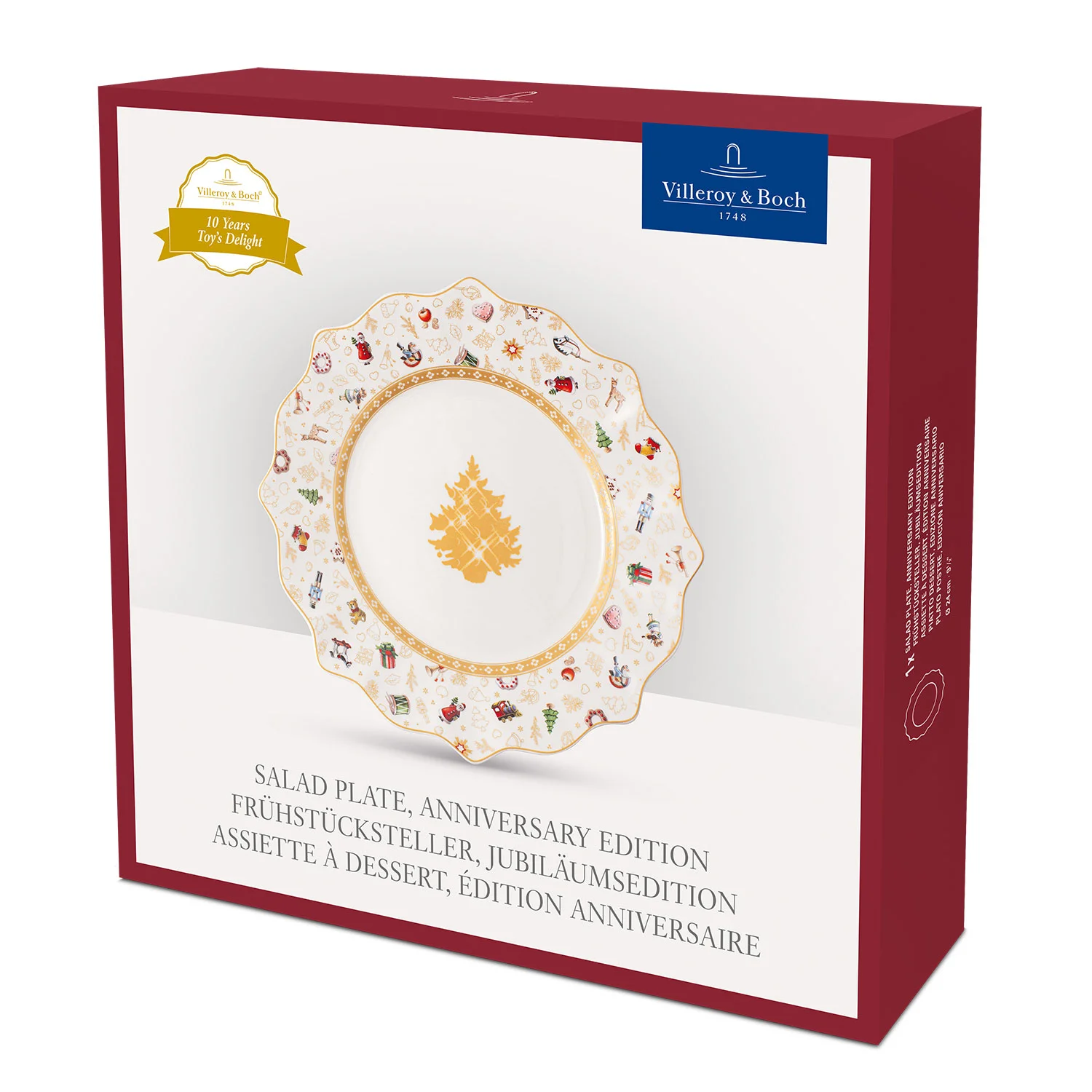 Toy's Delight Салатная тарелка Юбилейное издание 24 см
