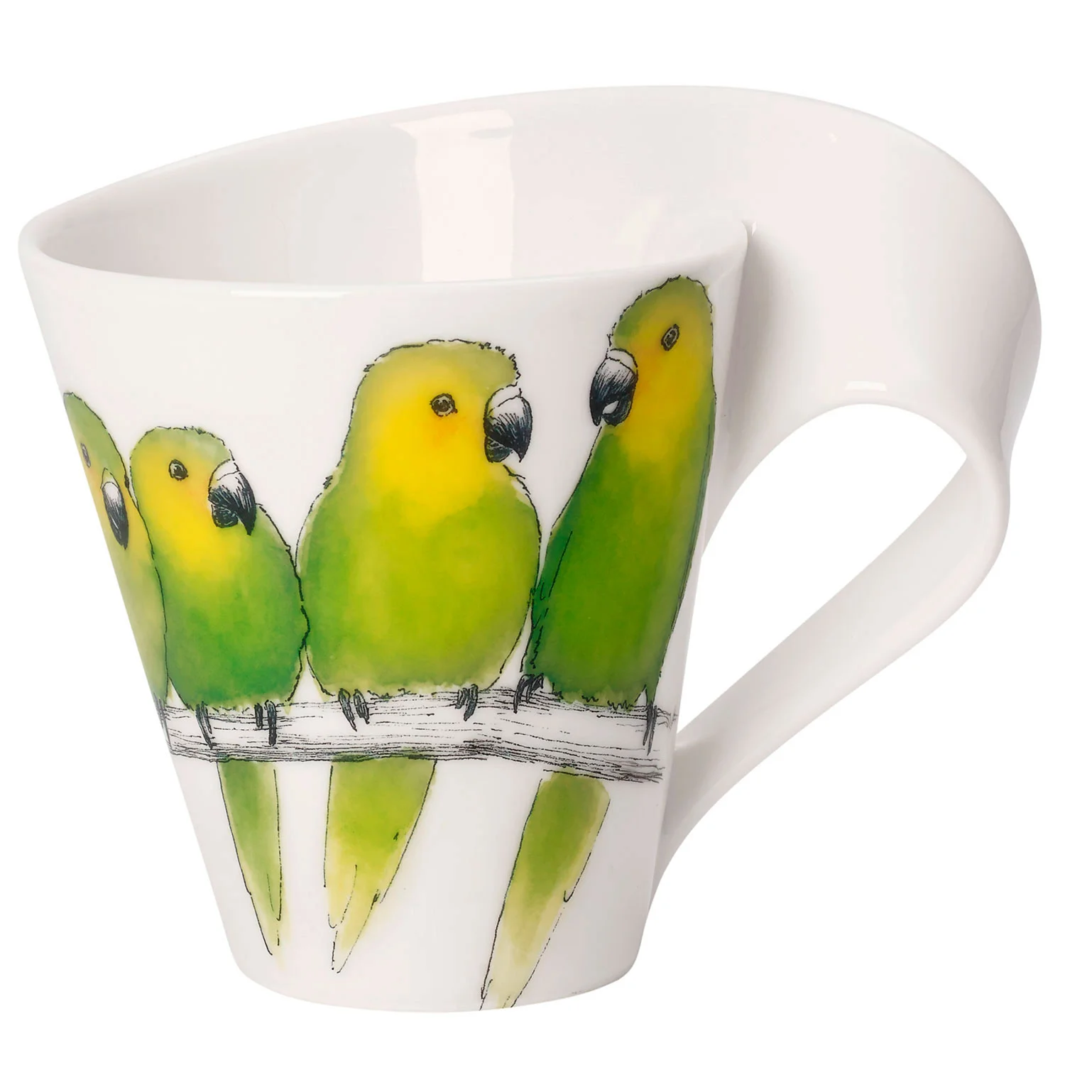 NewWave Caffe Animals Кружка "Попугай" 300 мл - v-b.ru