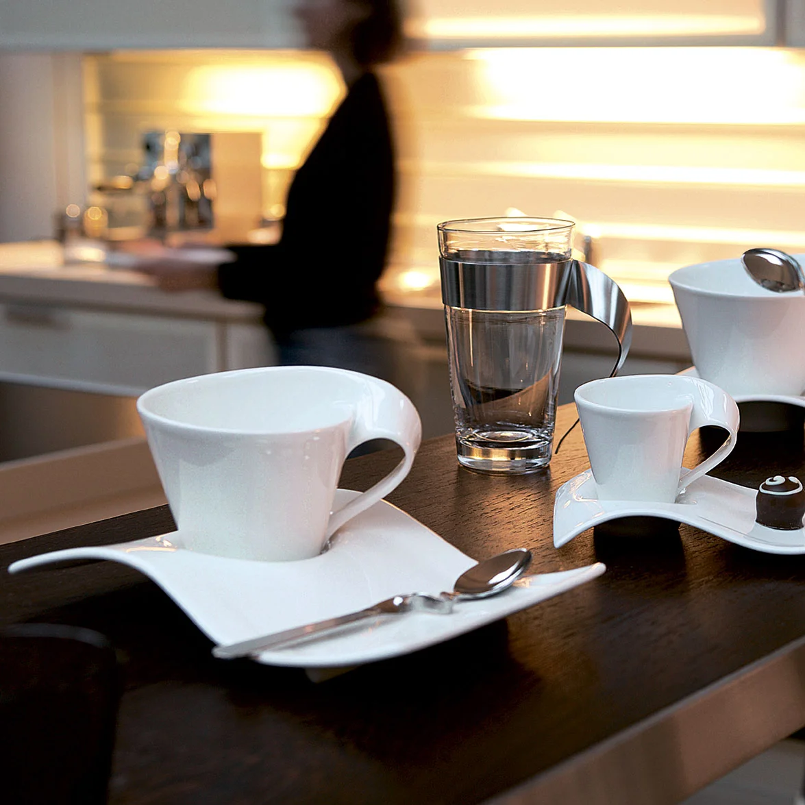 NewWave Caffe Блюдце к чашке для латте/макиато 22 см