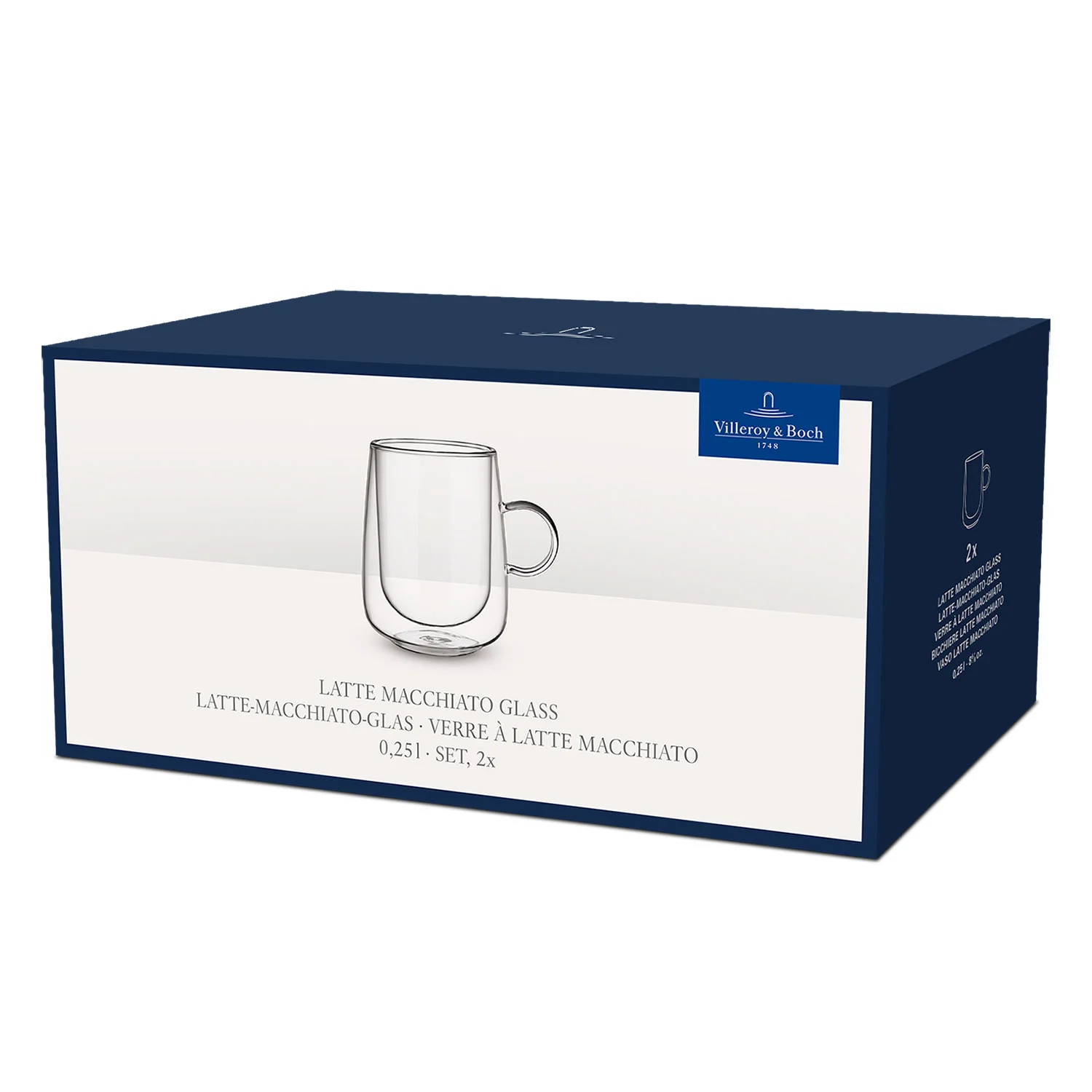Artesano Hot&Cold Beverages Набор кружек для латте 250 мл, 2 шт