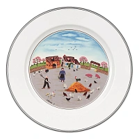 Design Naif Салатная тарелка "Куриная ферма" 21 см