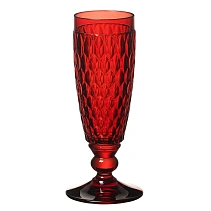 Boston coloured Бокал для шампанского красный 16.3 см