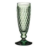 Boston coloured Бокал для шампанского зелёный 16.3 см
